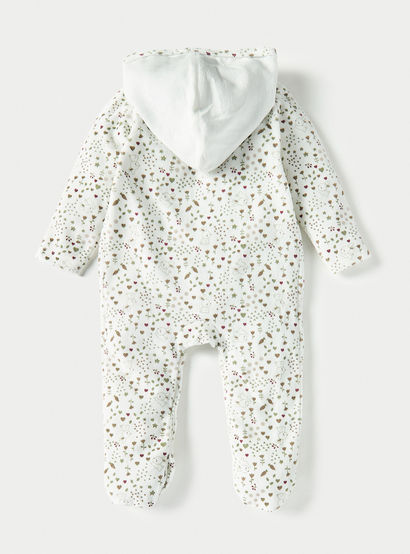 Juniors All-Over Print Hooded Sleepsuit with Snap Button Closure-baby-girls-clothing-nightwear-sleepsuits-image-5