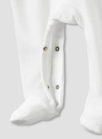 Juniors Collared Neck Sleepsuit with Beanie - Velour - Long Sleeves-baby-boys-clothing-nightwear-sleepsuits-image-5