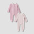 Juniors Crew Neck Sleepsuit with Embroidery - Long Sleeves - Set of 2
