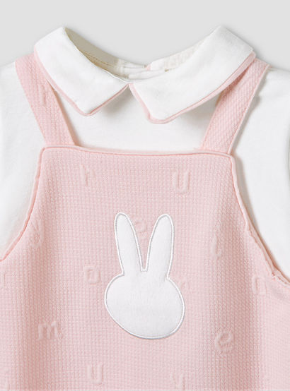 Giggles Collared Sleepsuit with Closed Feet - Cotton - Long Sleeves-baby-girls-clothing-nightwear-sleepsuits-image-3