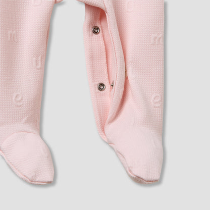 Giggles Collared Sleepsuit with Closed Feet - Cotton - Long Sleeves