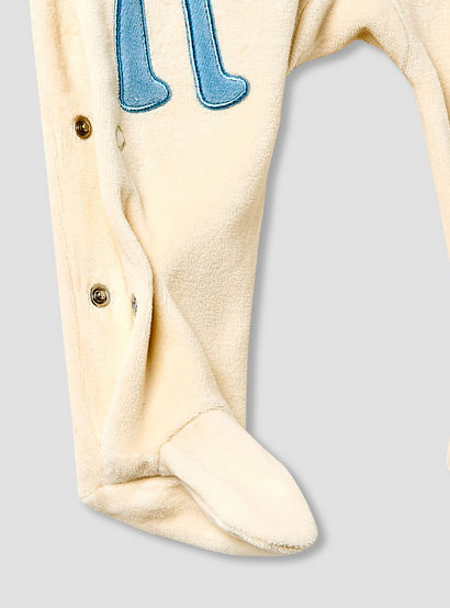 Juniors Hooded Sleepsuit with Dinosaur Applique - Long Sleeves-baby-boys-clothing-nightwear-sleepsuits-image-4