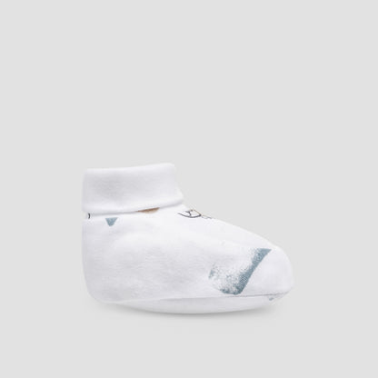 Juniors Printed Slip-On Booties