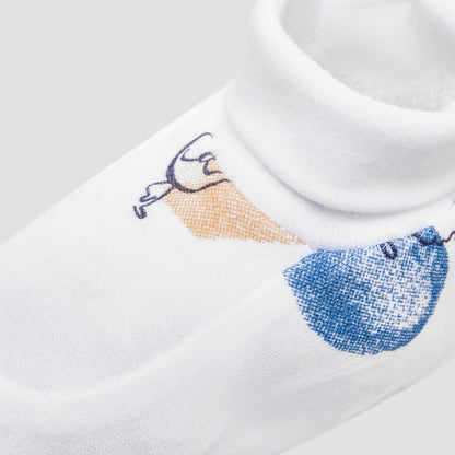 Juniors Printed Slip-On Booties