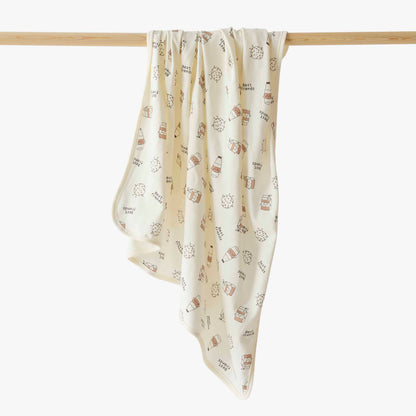 Juniors Printed Receiving Blanket - Multicolour / 0-6 mths
