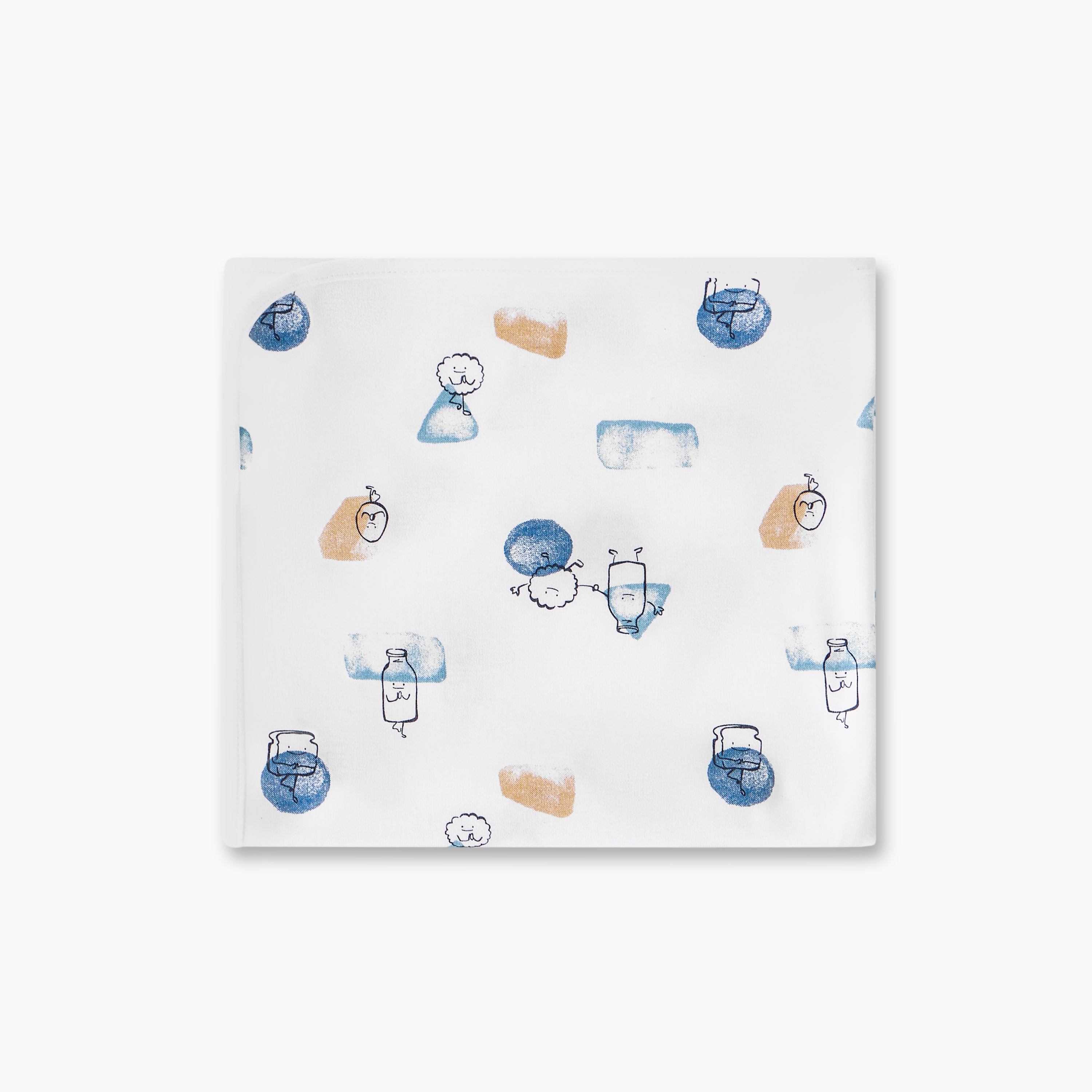 Juniors Baby Receiving Blanket with Print - Cotton