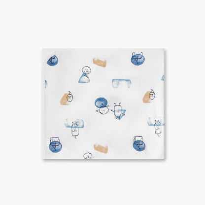 Juniors Baby Receiving Blanket with Print - Cotton