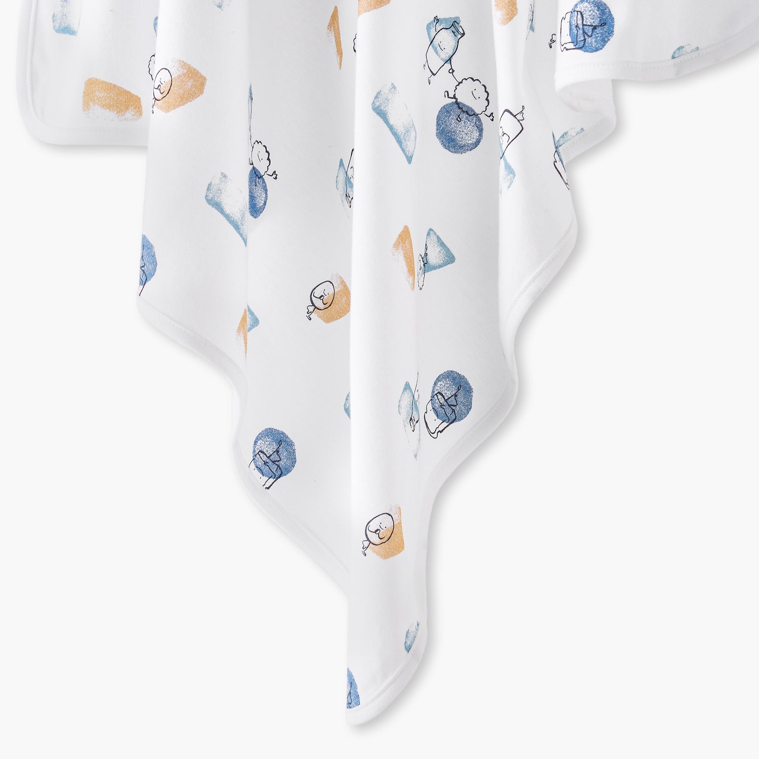 Juniors Baby Receiving Blanket with Print - Cotton