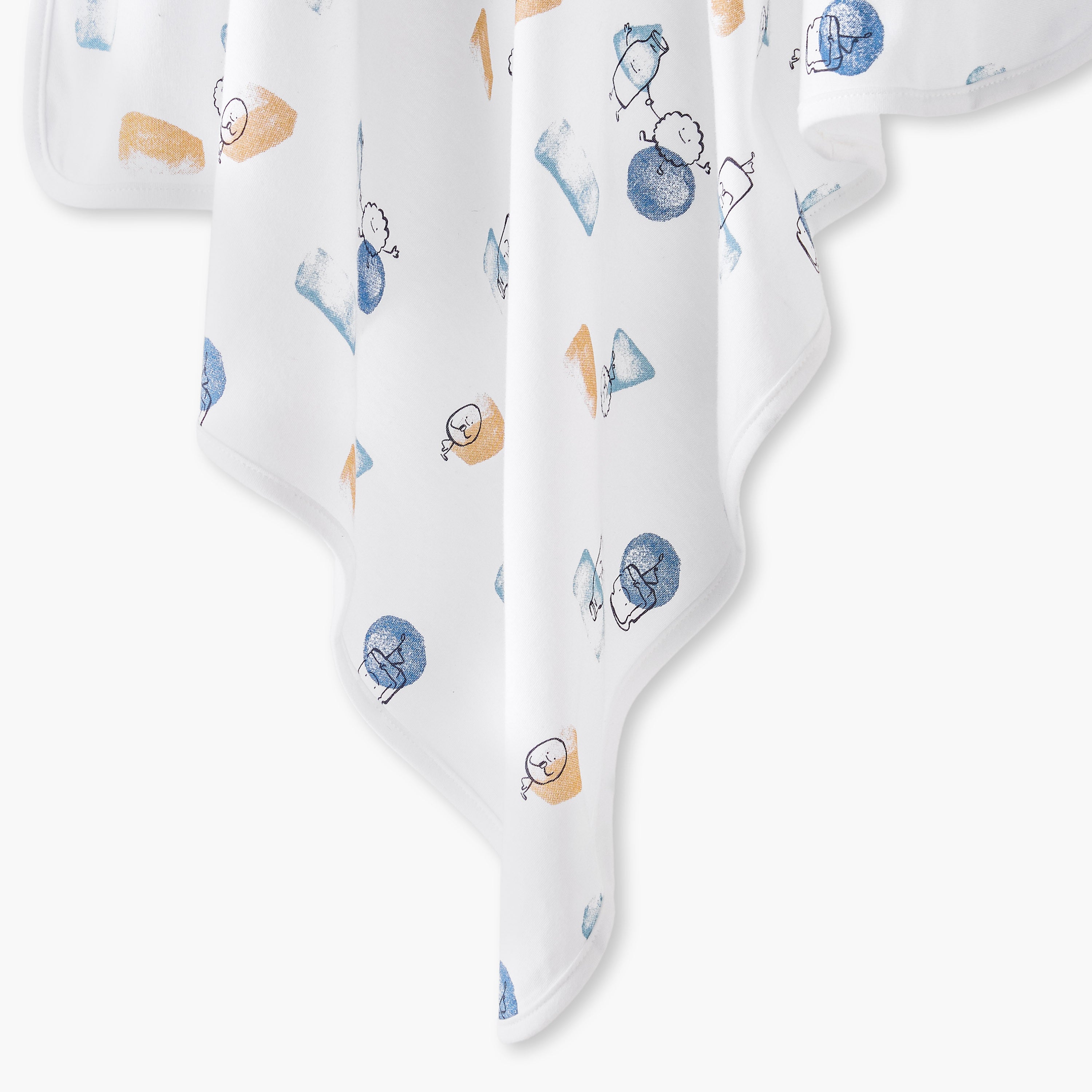 Juniors Baby Receiving Blanket with Print - Cotton