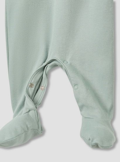Juniors Collared Sleepsuit with Safari Print - Cotton - Long Sleeves-baby-boys-clothing-nightwear-sleepsuits-image-4
