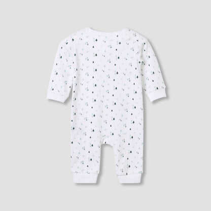 Juniors Crew Neck Sleepsuit with Animal Print - Cotton - Long Sleeves