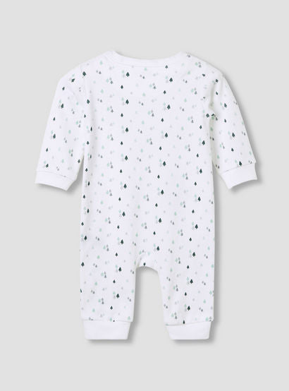 Juniors Crew Neck Sleepsuit with Animal Print - Cotton - Long Sleeves-baby-boys-clothing-nightwear-sleepsuits-image-2