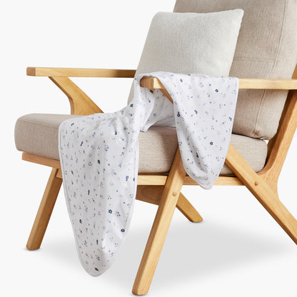 Juniors Floral Print Receiving Blanket - 70x70 cm