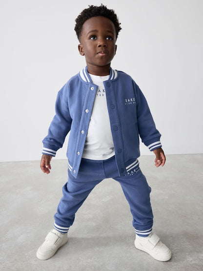 Baker by Ted Baker 3 Piece Varsity Jacket T-Shirt and Jogger Set