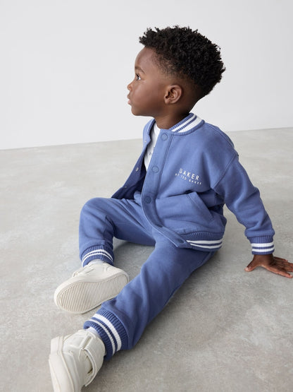 Baker by Ted Baker 3 Piece Varsity Jacket T-Shirt and Jogger Set