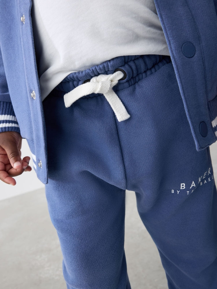 Baker by Ted Baker 3 Piece Varsity Jacket T-Shirt and Jogger Set
