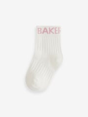 Baker by Ted Baker 5 Pack Socks - Size Newborn