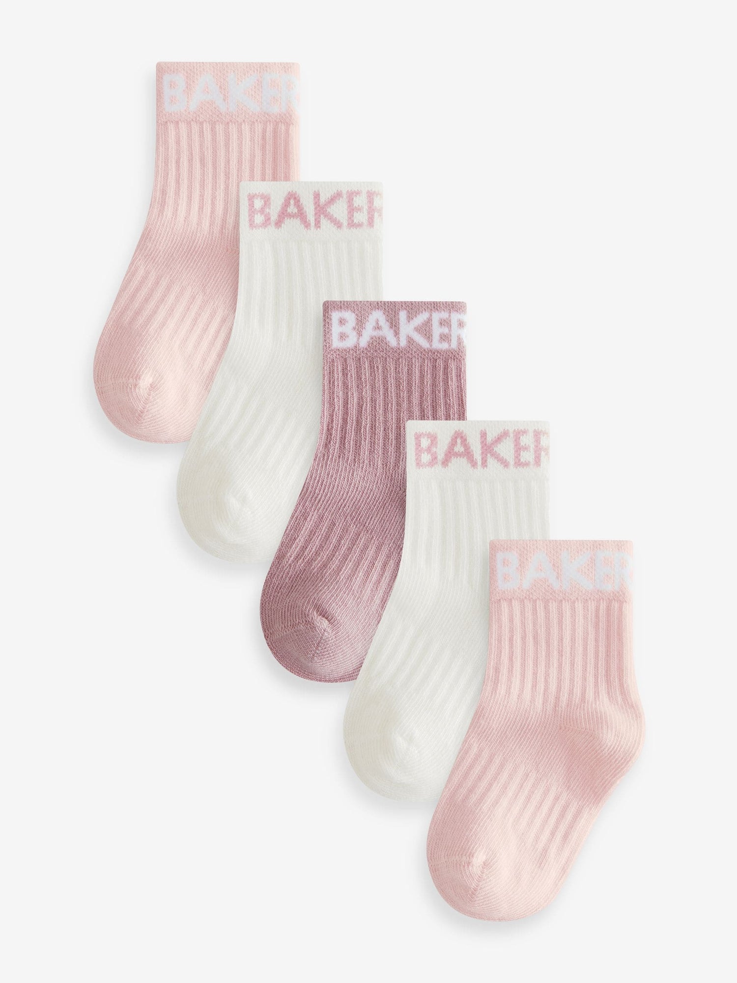 Baker by Ted Baker 5 Pack Socks - Size Newborn - Option 1