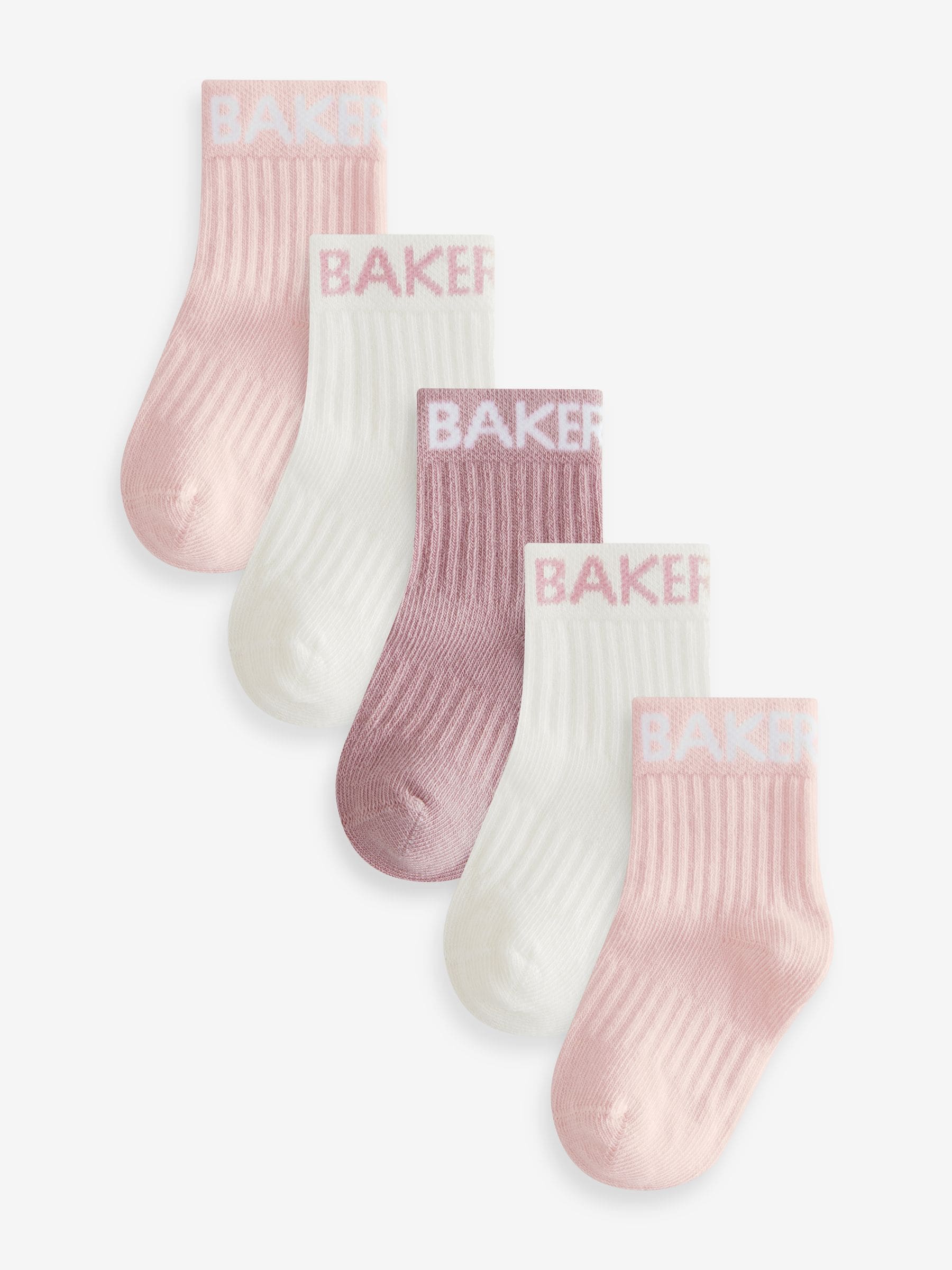 Baker by Ted Baker 5 Pack Socks - Size Newborn - Option 1