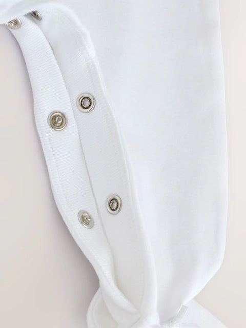 White Occasion Baby Sleepsuit (0mths-2yrs)
