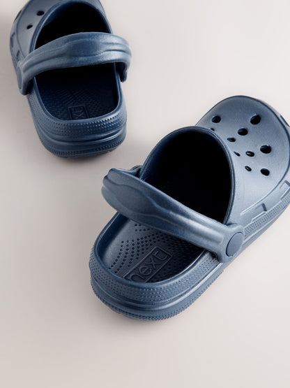 Navy Clogs