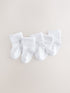 White Baby Roll Top Socks (0mths-2yrs) - Size 50cm (First Size) - White