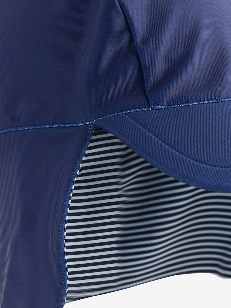 Navy Legionnaire Swim Hat (3mths-10yrs) - Size 3-9 Months (62-74cm)
