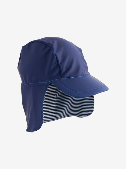 Navy Legionnaire Swim Hat (3mths-10yrs) - Size 3-9 Months (62-74cm)