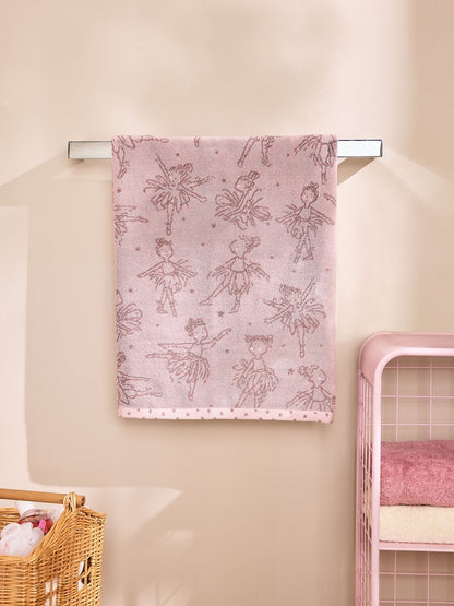 Pink Kids 100% Cotton Towels - Size Hand Towel (90cm x 50cm) - Pink