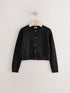 Black Button Up Cardigan (3mths-16yrs)
