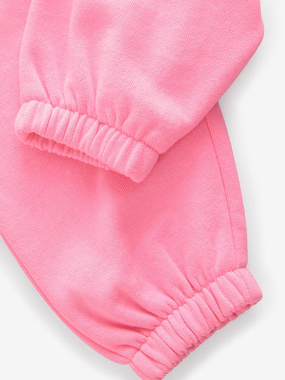 Bright Pink Cuffed Sweat Joggers (3mths-7yrs)