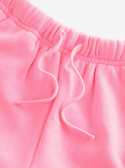 Bright Pink Cuffed Sweat Joggers (3mths-7yrs) - Size 3-6 Months (62-68cm)