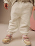 Oatmeal Cuffed Sweat Joggers (3mths-7yrs) - Size 3-6 Months (62-68cm) - Oatmeal