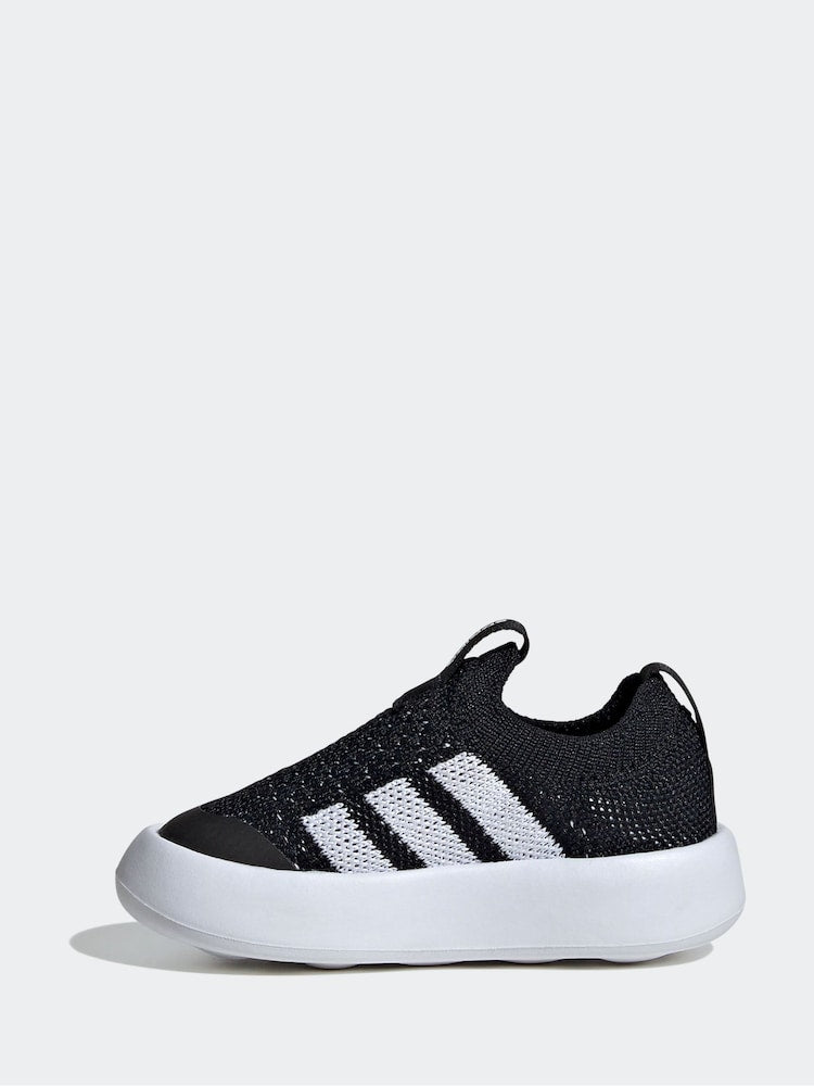 adidas Black Bubblecomfy Slip On Infant Trainers