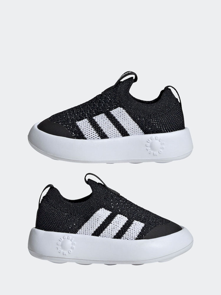 adidas Black Bubblecomfy Slip On Infant Trainers