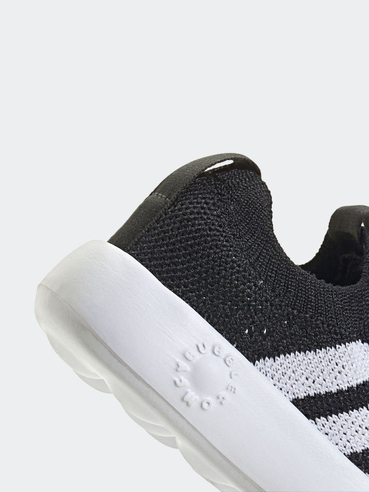 adidas Black Bubblecomfy Slip On Infant Trainers