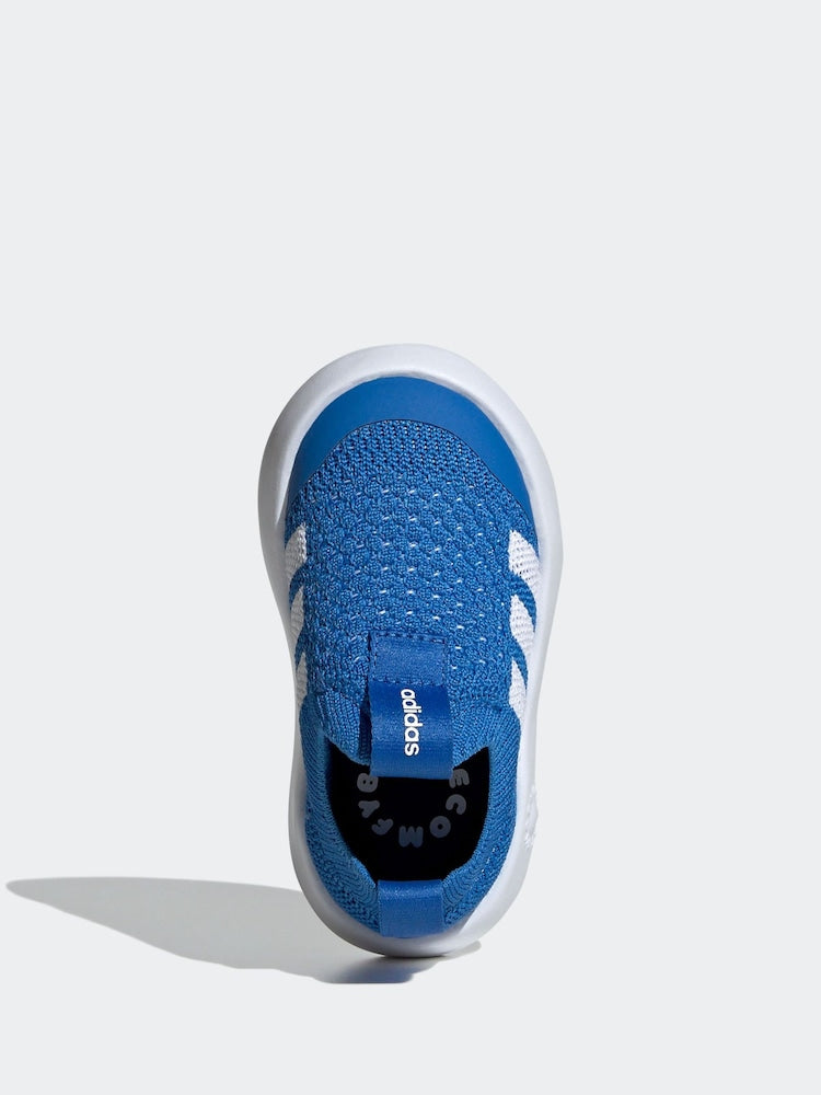 adidas Blue Bubblecomfy Slip On Infant Trainers