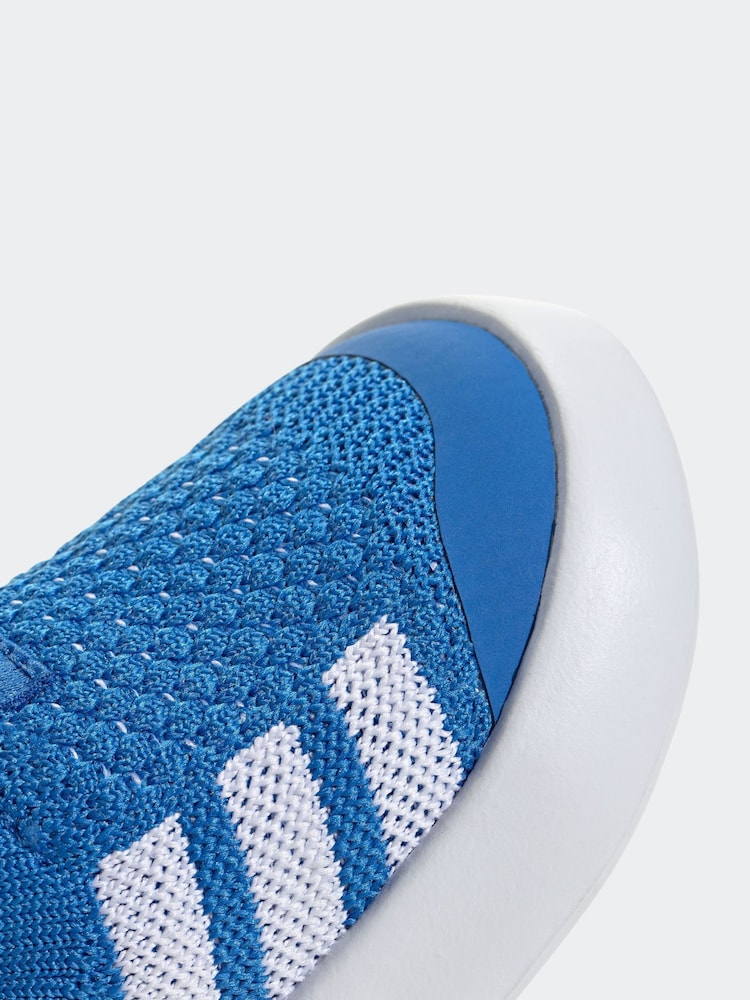 adidas Blue Bubblecomfy Slip On Infant Trainers