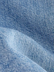 Mid Blue Denim Barrel 100% Cotton Jeans (3mths-7yrs) - Size 3-6 Months (62-68cm)
