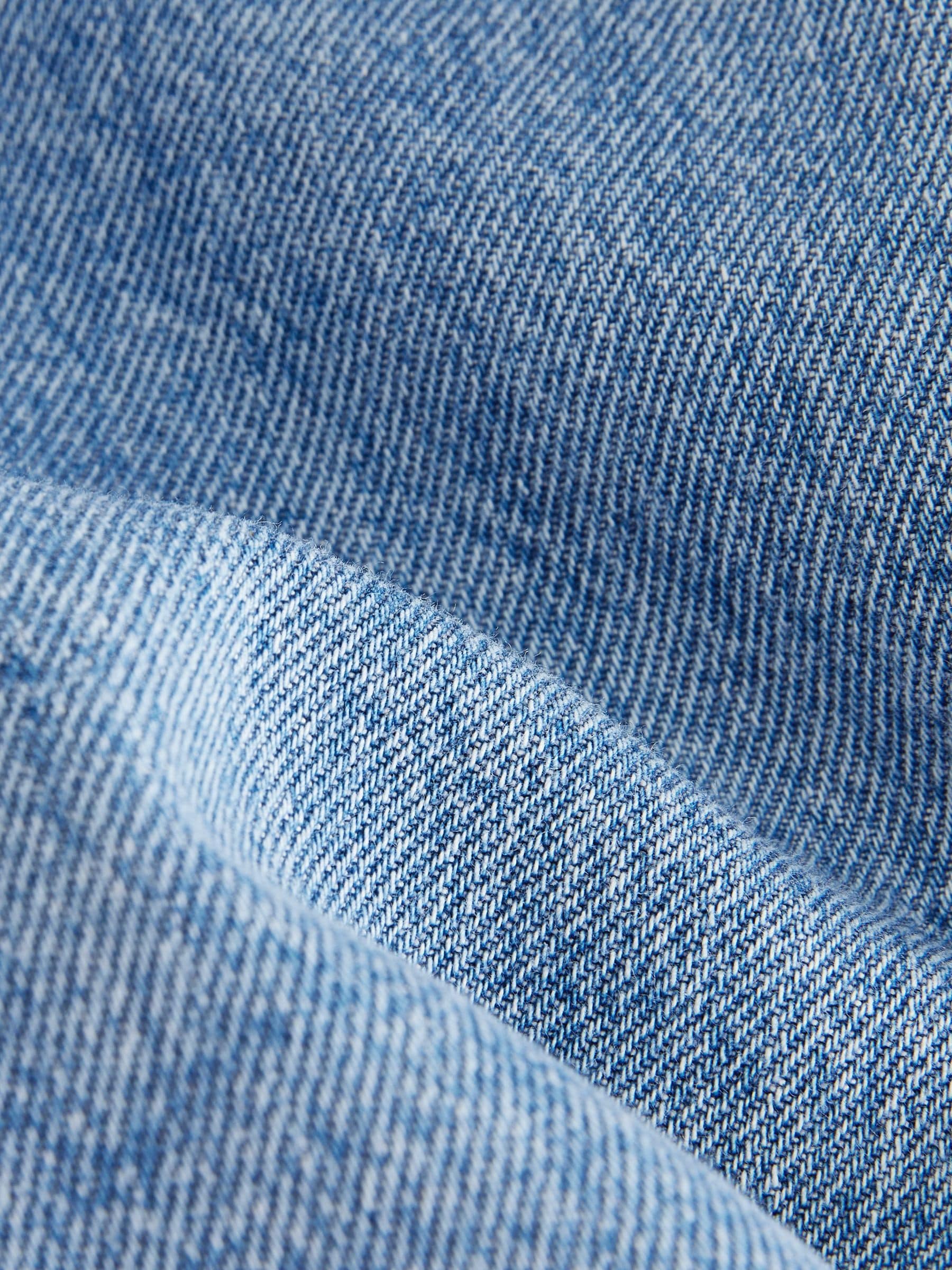 Mid Blue Denim Barrel 100% Cotton Jeans (3mths-7yrs) - Size 3-6 Months (62-68cm)