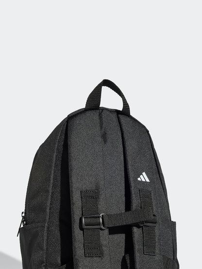 adidas Black 3 Bar Kids Backpack - Size One