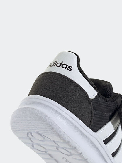 adidas Black/White Run 70s 2.0 Hook and Loop Infant Trainers