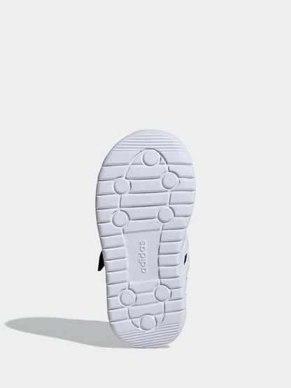 adidas Black/White Run 70s 2.0 Hook and Loop Infant Trainers