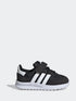 adidas Black/White Run 70s 2.0 Hook and Loop Infant Trainers