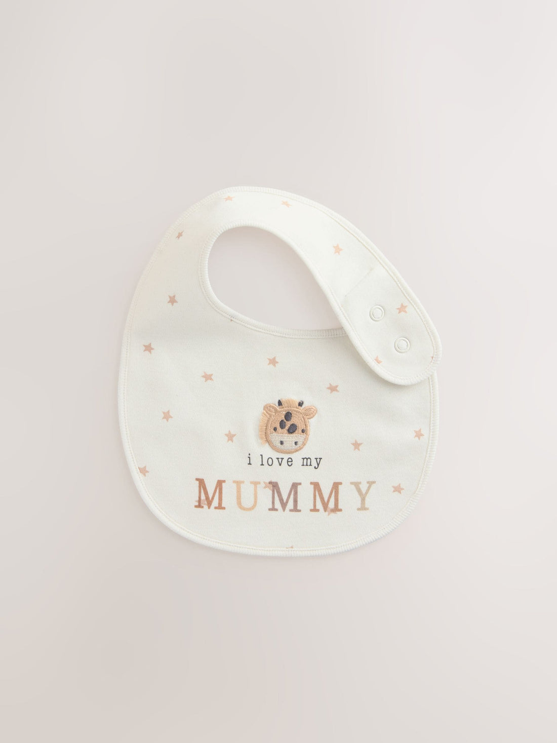 Neutral Character I Love My Mummy/Daddy Baby Bibs 2 Pack - Size One