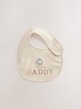Neutral Character I Love My Mummy/Daddy Baby Bibs 2 Pack - Size One