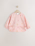 Pink Unicorn Fairies Weaning And Feeding Sleeved Bib - Size 6-12 Months (68-80cm)