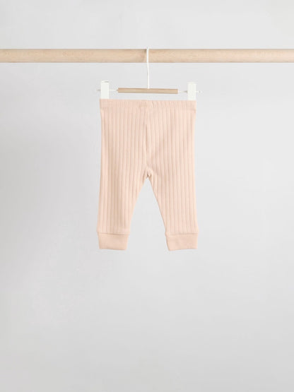 Mono/Neutral Baby Leggings 4 Pack (0mths-3yrs) - Size Up to 1 Month (56cm)