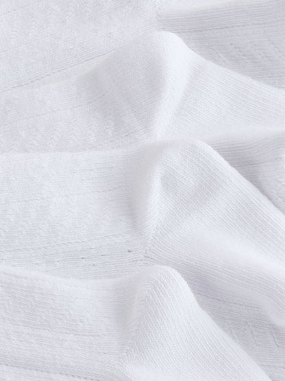 White Pelerine Baby Tights 2 Pack (0mths-2yrs) - Size 50cm (First Size)
