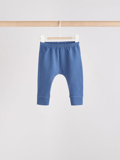 Blue Baby Leggings 4 Pack (0mths-3yrs) - Size 50cm (First Size)